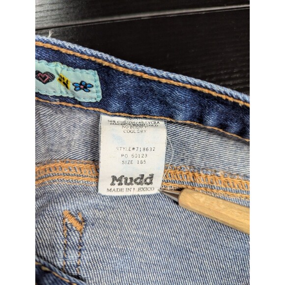 Vintage 90s‎ Mudd Bootcut Denim Jeans Y2K  Juniors Size 18.5 - Picture 10 of 10